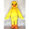 Costume de mascotte de poussin jaune mignon adulte Animal