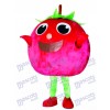 Costume de mascotte de tomate rouge Fruit de légume de fruit