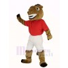 New Central's Buddy Broncho Cheval dans rouge Jersey Mascotte Costume