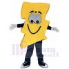 Costume de mascotte électrique mignonne jaune éclair m