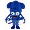 Bleu Calamar Poisson Aquarium Mascotte Costume