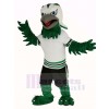 vert et blanc Aigle Faucon Mascotte Costume
