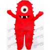 Costume de mascotte adulte Red Monster Anime