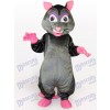 Costume de mascotte animal souris noire