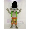 Trolls Garçon Elfe avec vert Gilet Mascotte Costume Dessin animé