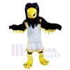 Noir Aigle avec blanc Costume Mascotte Les costumes Animal