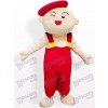 Costume de mascotte adulte Cartoon Red Hat Boy