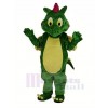 vert Mouche Dragon Mascotte Costume Adulte