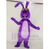 Violet lapin avec Longue Oreilles Mascotte Costume École