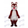 Costume adulte mascotte écharpes nez rose Animal