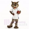Bobcats de sport avec une chemise blanche mascotte costumes