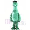 Mignonne Poids léger Dinosaure vert Costumes De Mascotte