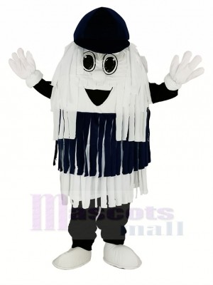 Bleu & blanc Voiture Lavage Nettoyage Brosse Mascotte Costume