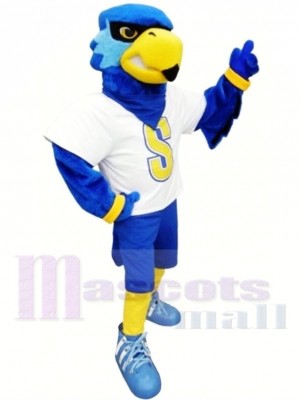 sport Oiseau bleu Costume de mascotte