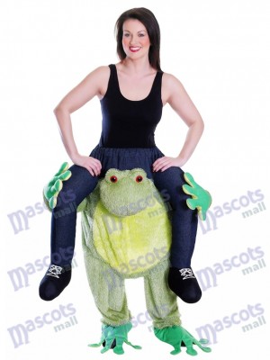 Piggy Back Frog Carry Me Costume Mascotte Ride Sur Grenouille Déguisements