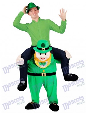 Piggy Retour Costume Irlandais Carry Me Leprechaun Mascotte Costume St Patricks Day Déguisements
