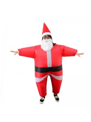 Père Noël Claus Gonflable Costume Halloween Noël Costume Pour Enfant