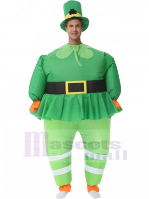 2022 Costume Gonflable Jupe irlandaise Costume adulte la Saint-Patrick Déguisement d'Halloween