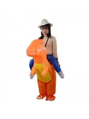 T-Rex Dinosaure Porter Moi Balade Sur Gonflable Costume Halloween Noël Pour Adolescent
