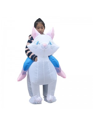 Chat Porter moi Balade sur Gonflable Costume Fantaisie Coup en haut Le maillot de corps pour Enfant
