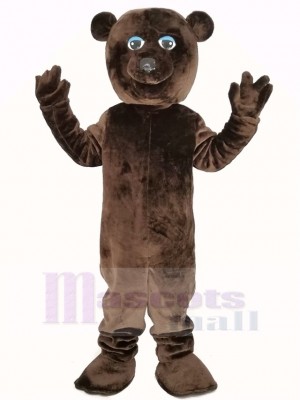 Cool marron Ours Mascotte Costume