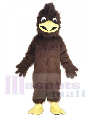 marron Huppé faucon Mascotte Costume Animal