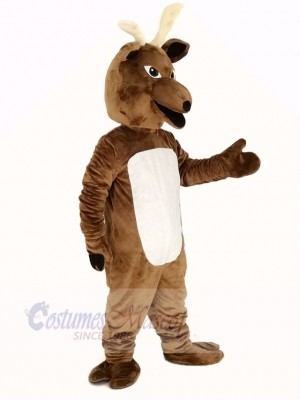 Somnolent Cerf Mascotte Costume Animal