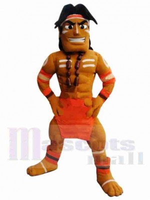 Guerrier indien Costume de mascotte