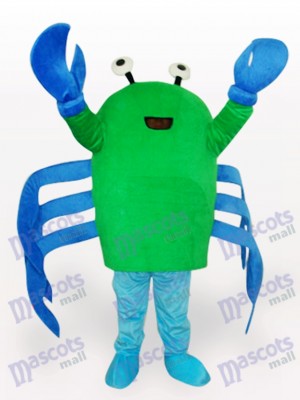 Costume de mascotte adulte de crabe vert