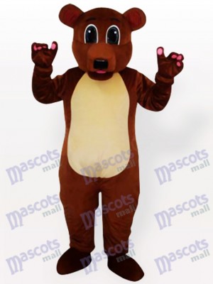 Costume de mascotte adulte ours brun