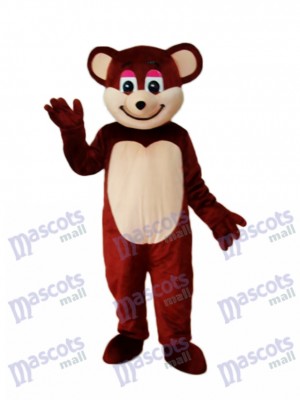 Costume adulte mascotte ours brun