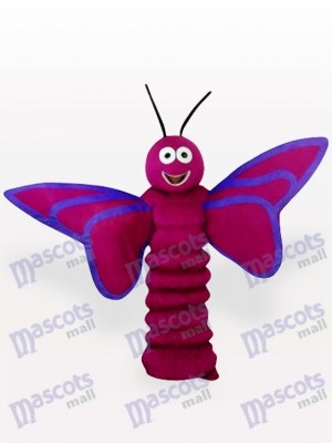 Costume de mascotte adulte insecte papillon violet