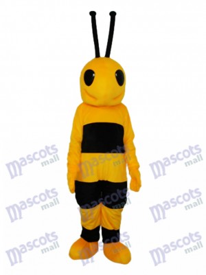 Costume de mascotte noire et jaune pour mascotte adulte
