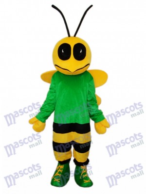 Mascotte de l'abeille verte Costume adulte Insecte