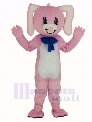 Pâques Rose lapin Mascotte Costume Animal