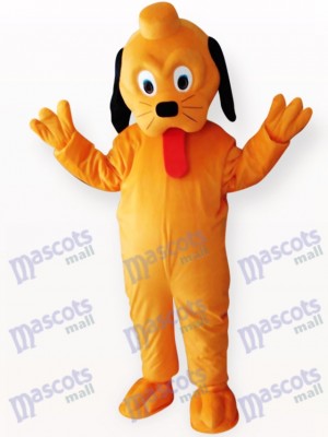 Costume de mascotte adulte jaune chien animal