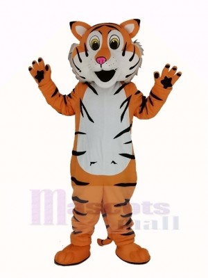 Amical tigre Mascotte Costume Adulte
