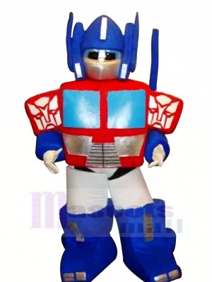 Haute Qualité Bleu Robot Mascotte Les costumes Dessin animé