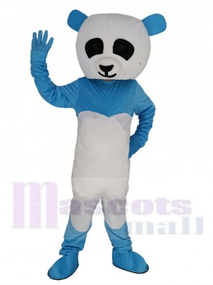 Panda bleu et blanc Costume de mascotte Animal