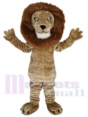 Puissance Muscles Lion Mascotte Costume Animal