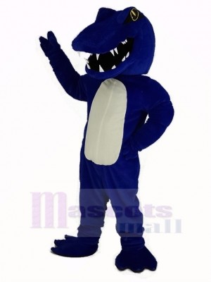 sport Bleu Alligator Mascotte Costume