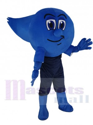 Comète bleu royal Costume de mascotte Dessin animé