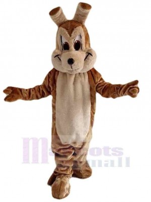 Loup brun clair Costume de mascotte Animal