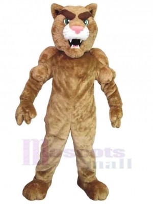 Lion musclé Costume de mascotte Animal