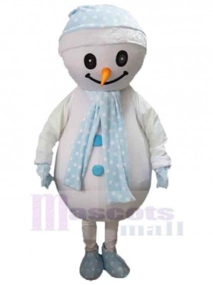Bébé bonhomme de neige Noël Mascotte Costume Dessin animé
