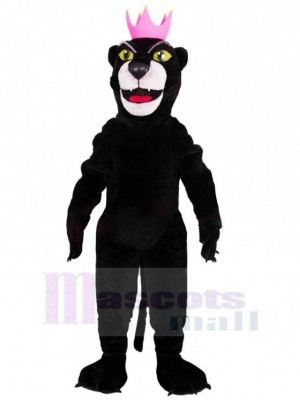 Couronne Rose Panthère Noire Mascotte Costume Animal