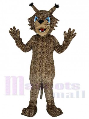Bobcat roux tacheté Costume de mascotte