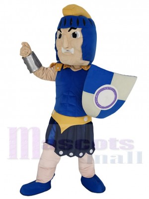 Féroce Bleu Titan Spartiate Costume de mascotte Personnes
