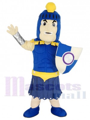 Bleu Fort Titan Spartan Mascotte Costume Gens