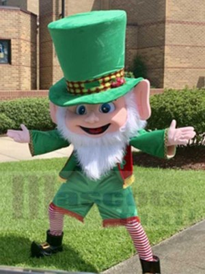 irlandais Garçon Lutin Costume de mascotte Dessin animé